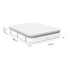 Στρώμα Utopia pakoworld pocket spring με ανώστρωμα aloe vera 30-32cm 160x200εκ