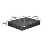 Στρώμα Resty pakoworld pocket spring μονής όψης με ενσωματωμένο ανώστρωμα 32cm 150x200εκ