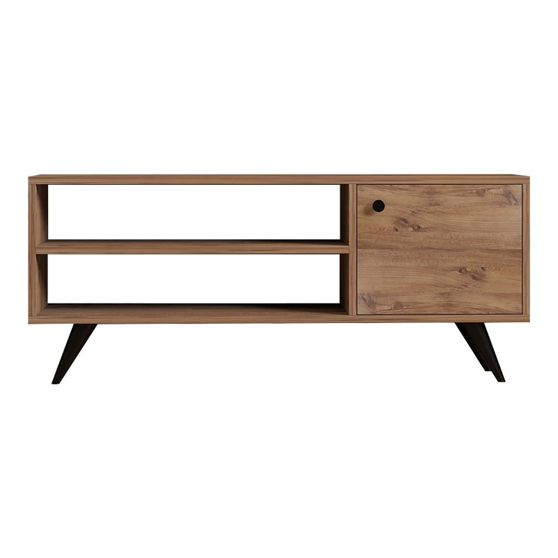 Έπιπλο τηλεόρασης Wison pakoworld σε sonoma απόχρωση 120x29x50εκ