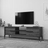 Έπιπλο τηλεόρασης Eslem pakoworld καρυδί με ανθρακί 160x34,6x48,1εκ Έπιπλο τηλεόρασης Eslem pakoworld καρυδί με ανθρακί 160x34,6x48,1εκ
