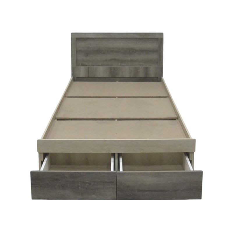 Κρεβάτι μονό Olympus pakoworld με συρτάρι castillo toro 100x200εκ