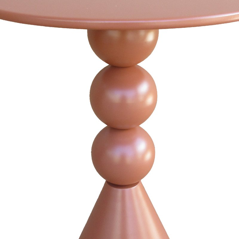 Βοηθητικό τραπέζι Bilane pakoworld μέταλλο σε terracotta απόχρωση Φ39x60εκ Βοηθητικό τραπέζι Bilane pakoworld μέταλλο σε terracotta απόχρωση Φ39x60εκ