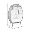Πολυθρόνα Frox pakoworld wicker rattan φυσικό-μεταλλικό φυσικό-μαύρο πόδι-μπεζ μαξιλάρι 96x76x145εκ Πολυθρόνα Frox pakoworld wicker rattan φυσικό-μεταλλικό φυσικό-μαύρο πόδι-μπεζ μαξιλάρι 96x76x145εκ