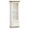 Βιτρίνα Jaden pakoworld golden oak-λευκό antique 70,5x43x197,5εκ