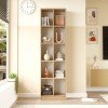 Βιβλιοθήκη Oteca 10θέσεων pakoworld oak 51.1x25.4x180εκ