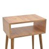 Κομοδίνο Hank pakoworld σε φυσική απόχρωση 45x30x60εκ