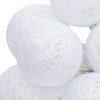 Διακοσμητικά λαμπάκια led Batoni pakoworld pvc σε λευκή απόχρωση Φ6x435εκ