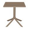 Τραπεζαρία Groovy Hush pakoworld σετ 3τεμ cappuccino PP 60x60x76εκ