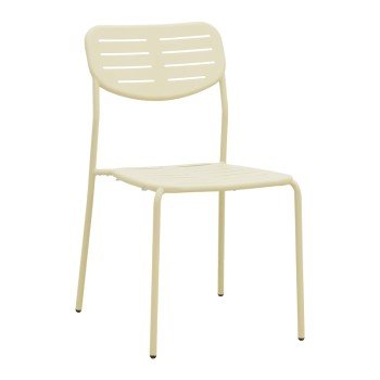 Τραπεζαρία Moraja Deraby Ι pakoworld σετ 5τεμ κρεμ μέταλλο 140x80x72εκ