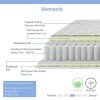 Κρεβάτι με στρώμα Nevil-Nemesis pakoworld ύφασμα ανθρακί 150x200εκ