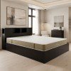Κρεβάτι με στρώμα Olympus Nemesis pakoworld wenge 160x200εκ