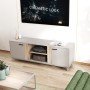 Έπιπλο τηλεόρασης Polenio pakoworld taupe με φυσικό 150x40x53εκ