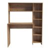 Γραφείο με βιβλιοθήκη Janson pakoworld oak 113.2x40x141.8εκ