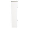 Ντουλάπα κουζίνας Rowan pakoworld σε λευκή-sonoma απόχρωση 60x42x182εκ