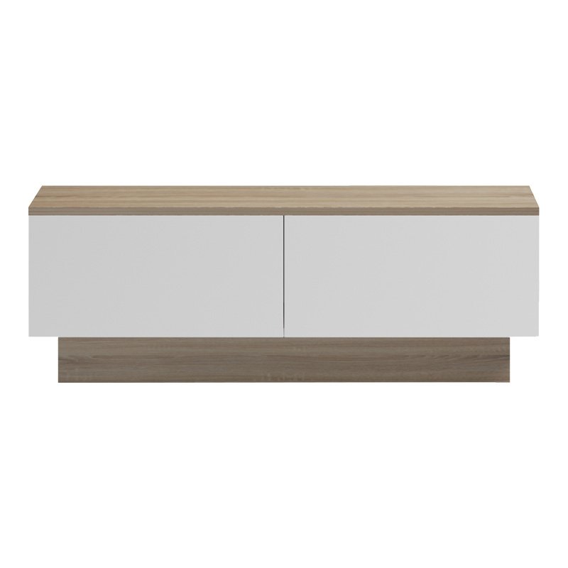 Τραπέζι σαλονιού Winey pakoworld σε sonoma-λευκή απόχρωση 90x60x31.5εκ Τραπέζι σαλονιού Winey pakoworld σε sonoma-λευκή απόχρωση 90x60x31.5εκ