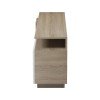 Έπιπλο τηλεόρασης Vendora pakoworld σε sonoma-λευκή απόχρωση 150x29.5x46.3εκ
