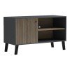 Έπιπλο τηλεόρασης Tuscany pakoworld sonoma-ανθρακί 100x40x51εκ Έπιπλο τηλεόρασης Tuscany pakoworld sonoma-ανθρακί 100x40x51εκ