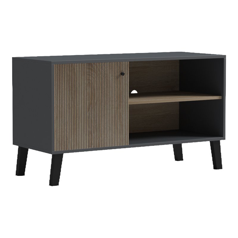 Έπιπλο τηλεόρασης Tuscany pakoworld sonoma-ανθρακί 100x40x51εκ Έπιπλο τηλεόρασης Tuscany pakoworld sonoma-ανθρακί 100x40x51εκ