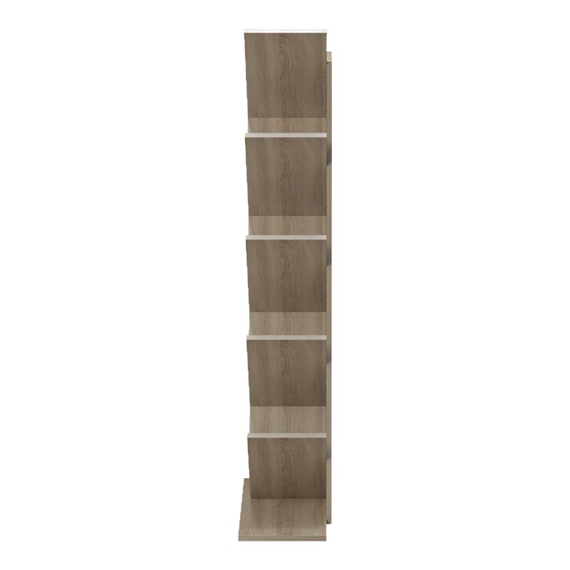 Βιβλιοθήκη Fyllo pakoworld sonoma 50x25x141.5εκ