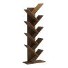 Βιβλιοθήκη Fyllo pakoworld καρυδί 50x25x141.5εκ