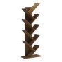 Βιβλιοθήκη Fyllo pakoworld καρυδί 50x25x141.5εκ