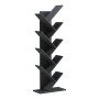 Βιβλιοθήκη Fyllo pakoworld ανθρακί 50x25x141.5εκ