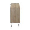Μπουφές Balain pakoworld sonoma-ανθρακί 142x35.5x83εκ