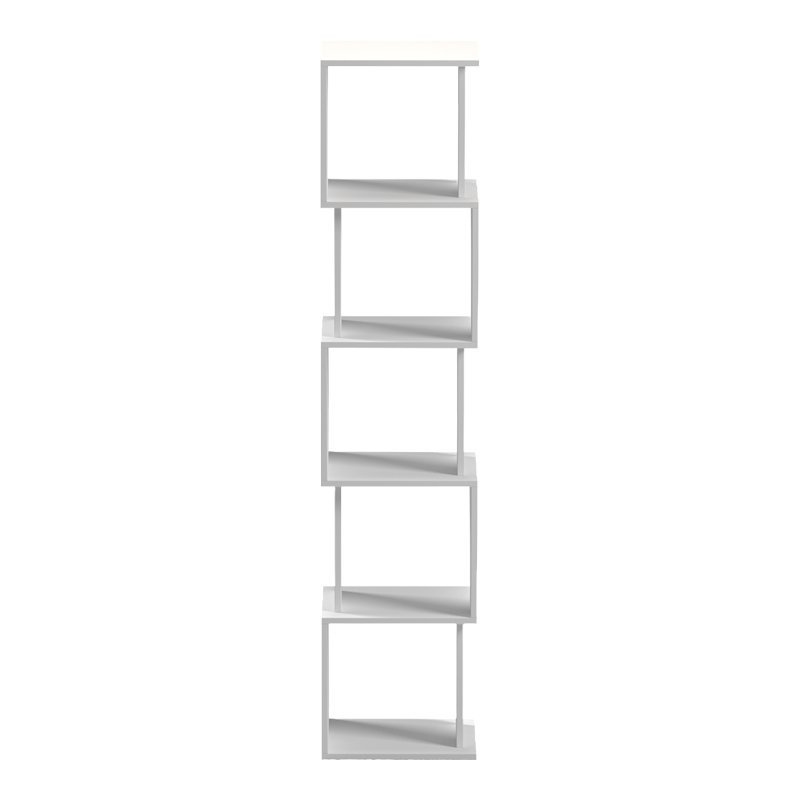 Βιβλιοθήκη Cubik pakoworld λευκό 35x30x161εκ