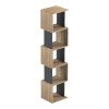 Βιβλιοθήκη Cubik pakoworld sonoma- ανθρακί 35x30x161εκ Βιβλιοθήκη Cubik pakoworld sonoma- ανθρακί 35x30x161εκ