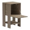 Κομοδίνο Reppo pakoworld sonoma 30x30x55εκ