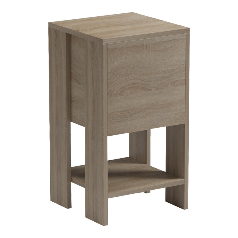 Κομοδίνο Reppo pakoworld sonoma 30x30x55εκ