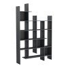 Βιβλιοθήκη Manco pakoworld ανθρακί 122x25.5x188εκ