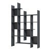 Βιβλιοθήκη Manco pakoworld ανθρακί 122x25.5x188εκ