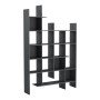 Βιβλιοθήκη Manco pakoworld ανθρακί 122x25.5x188εκ