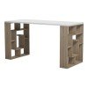 Γραφείο εργασίας Lovet pakoworld sonoma-λευκό 140x60x72εκ