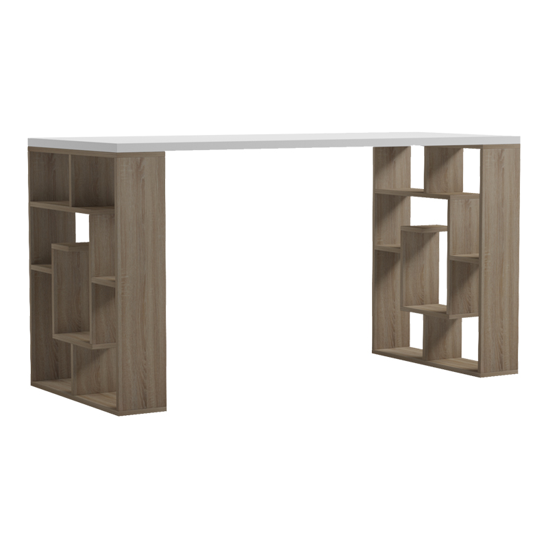 Γραφείο εργασίας Lovet pakoworld sonoma-λευκό 140x60x72εκ