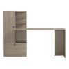 Γραφείο εργασίας με βιβλιοθήκη Felanbo pakoworld sonoma 160x60x125εκ
