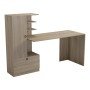 Γραφείο εργασίας με βιβλιοθήκη Felanbo pakoworld sonoma 160x60x125εκ