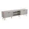 Έπιπλο τηλεόρασης Gorna pakoworld μπεζ εφέ μαρμάρου 180x35x48.6εκ