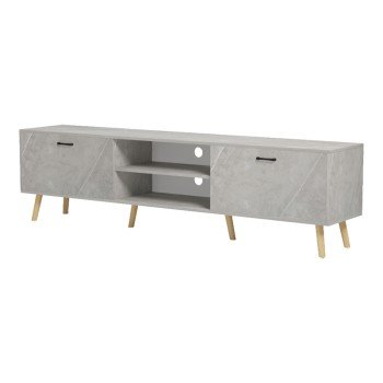 Έπιπλο τηλεόρασης Gorna pakoworld μπεζ εφέ μαρμάρου 180x35x48.6εκ