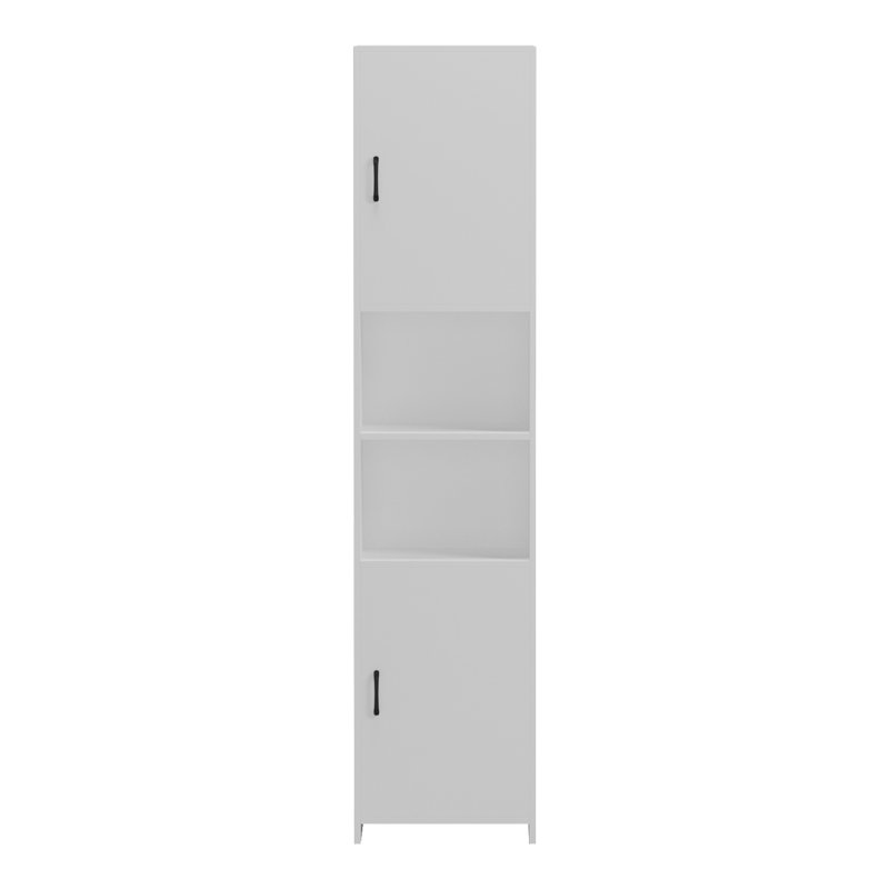Ντουλάπι-στήλη Perlina pakoworld λευκό 40x32x175εκ