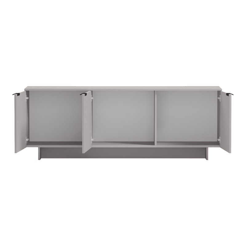 Έπιπλο τηλεόρασης Beldon pakoworld γκρι 150x42x55εκ