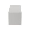 Έπιπλο τηλεόρασης επιτοίχιο Olande pakoworld sonoma-λευκό 210x35x48εκ