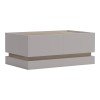 Τραπέζι σαλονιού Wendo pakoworld taupe-sonoma 97x60x40εκ