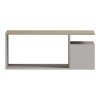 Τραπέζι σαλονιού Wendo pakoworld taupe-sonoma 91x37x50εκ
