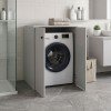 Ντουλάπι πλυντηρίου Bathy pakoworld λευκό 70x66x90εκ