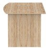 Γραφείο εργασίας Anze pakoworld φυσικό μελαμίνης 180x93.5x75εκ