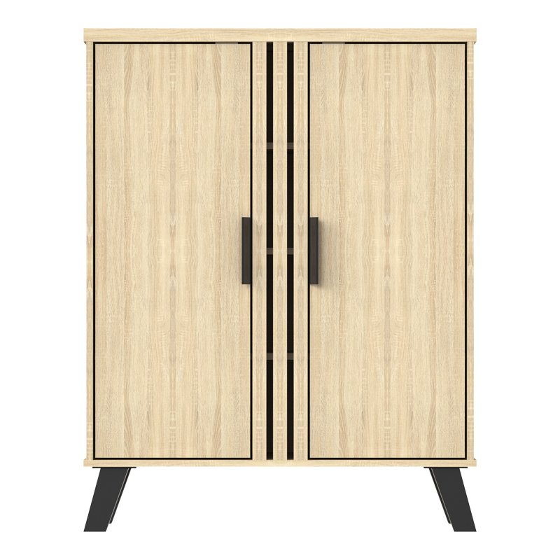 Παπουτσοθήκη-ντουλάπι Shoby pakoworld sonoma 70.5x30x91εκ