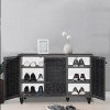 Παπουτσοθήκη-ντουλάπι Ronan pakoworld χρώμα wenge 105x35x66εκ Παπουτσοθήκη-ντουλάπι Ronan pakoworld χρώμα wenge 105x35x66εκ