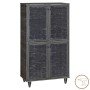 Παπουτσοθήκη-ντουλάπι Ronan pakoworld χρώμα wenge 70.5x35x122εκ
